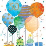 Pictura - 50th Birthday Card - 60940