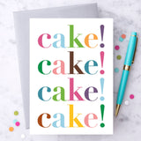 Design With Heart Cake! Cake! Cake! Card