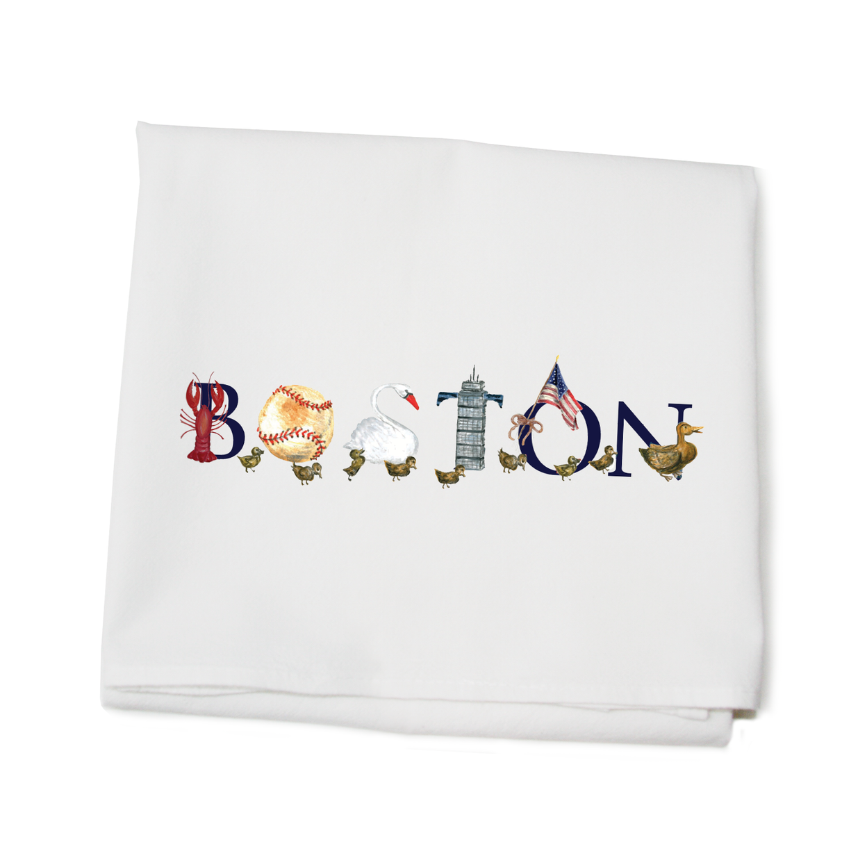 Tina Labadini Designs Tea Towel Boston