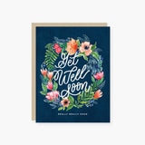 2021 Co - Floral Wreath Get Well Soon Card