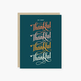 2021 Co - So Very Thankful Caligraphy Thank You Card