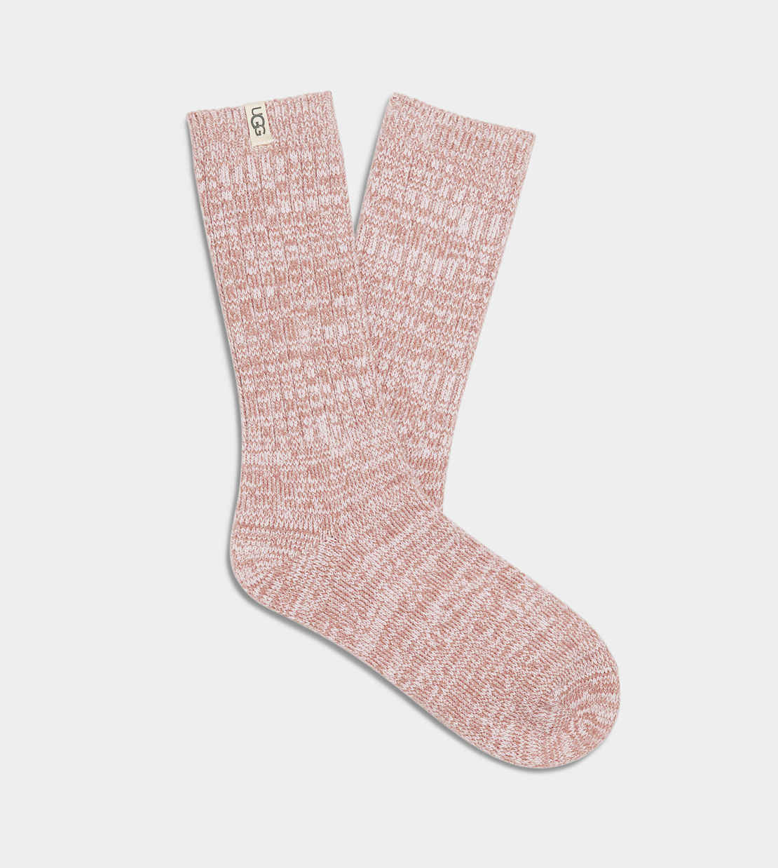 UGG Rib Knit  Slouchy Crew  Sock Dusk