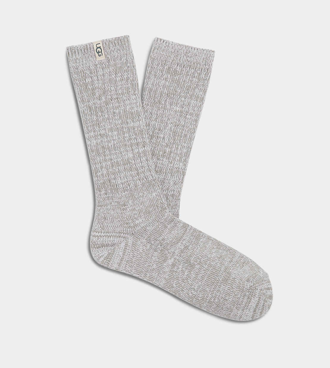 UGG Rib Knit  Slouchy Crew  Sock  Seal
