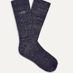 UGG Men's Trey Rib Knit Crew Sock  Navy