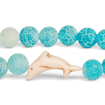 Fahlo Aqua Blue The Dolphin Odyssey Bracelet