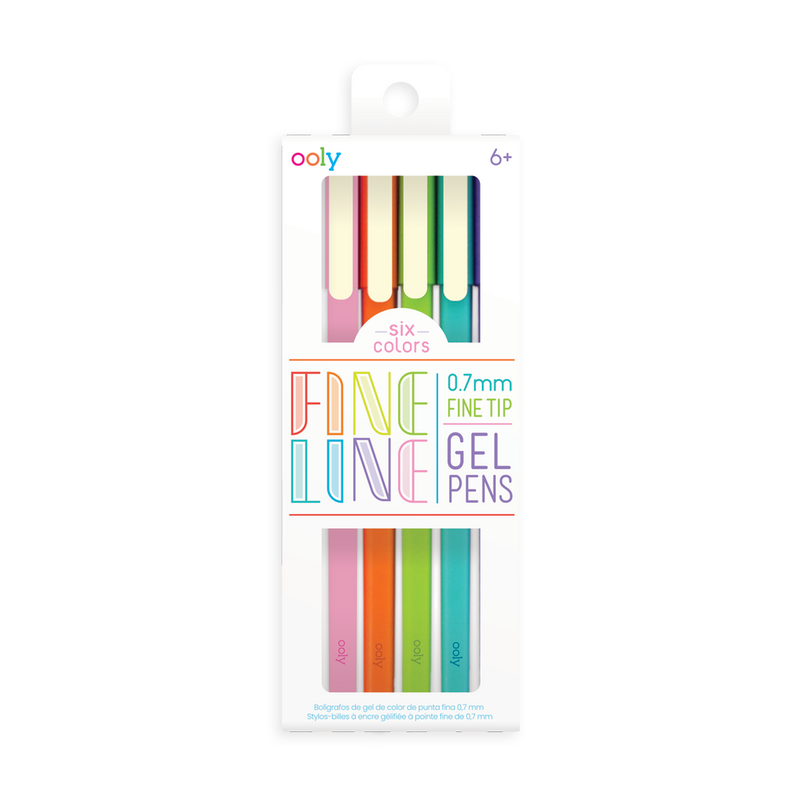 OOLY Fine Line Colored Gel Pen Set