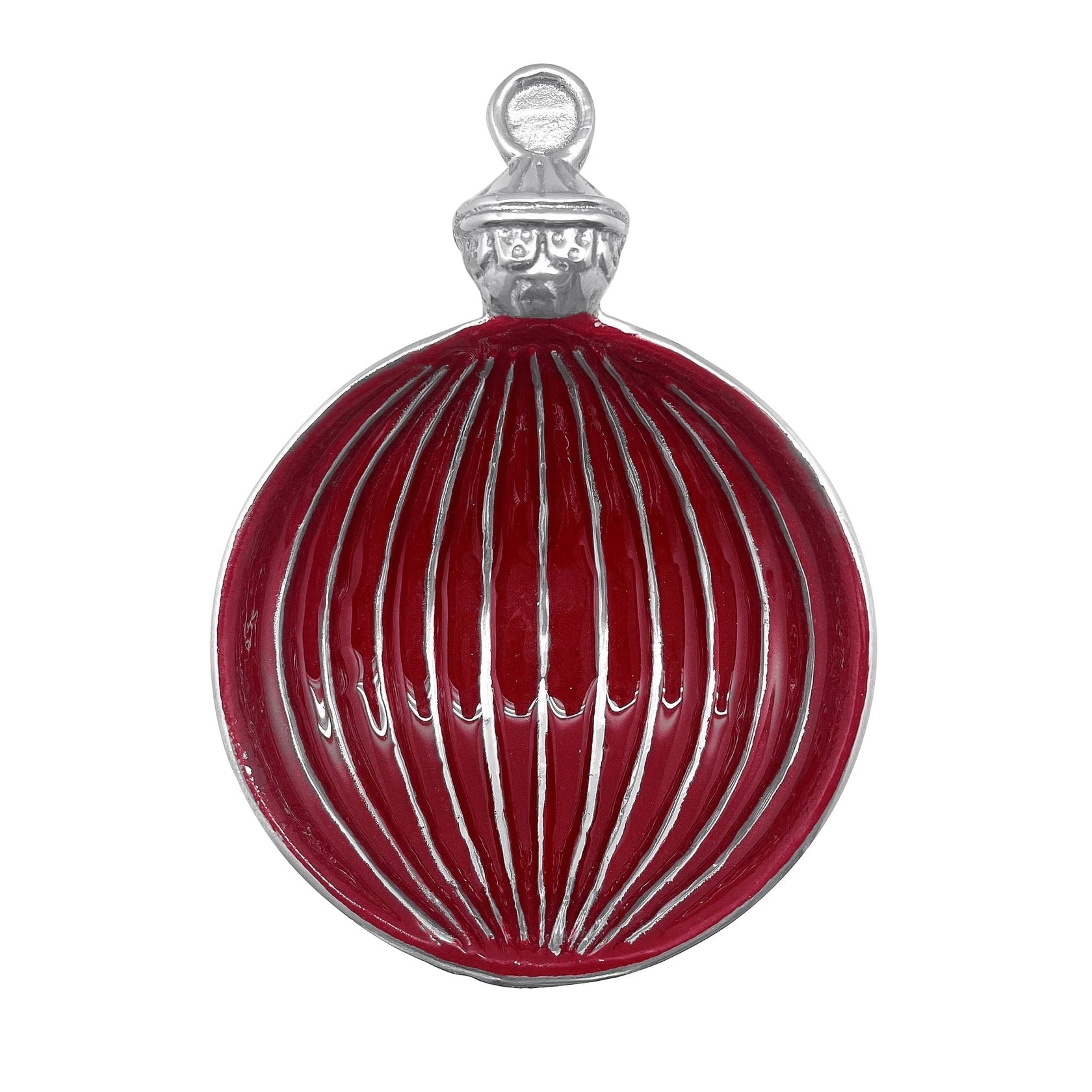 Mariposa Red Ornament Candy Dish