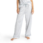 Hello Mello Satin PJ Pants Feline Sleepy