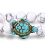 Fahlo The Turtle Journey Bracelet White Howlite