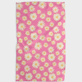 Geometry - Tea Towel - Daisy Days Pink