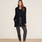 Barefoot Dreams CozyChic Lite Circle Cardi Black