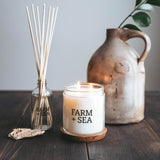 Farm + Sea 14 oz Candle Peony + Sea Salt