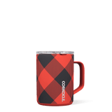 Corkcicle - 16 oz Mug - Buffalo Plaid Red