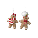 Gerson  6" Plush Holiday Gingerbread