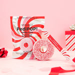 Spongellé PediPOP Pedi Buffer & Nail File Candy Cane