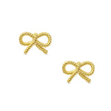 Lily Nily - Stud Earrings - Bow Twist