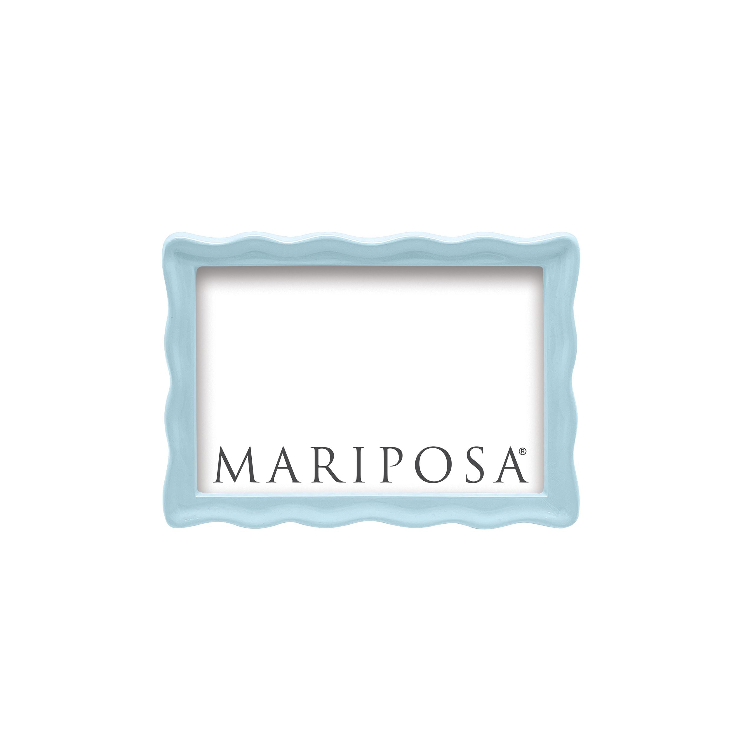 Mariposa Wavy Dusty Blue 4x6 Frame