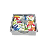 Mariposa Beaded Napkin Box Hummingbird