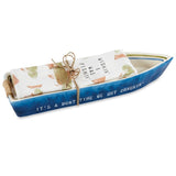 Mud Pie - Boat Cracker Dish & Towel Set