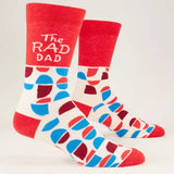 Blue Q - The Rad Dad Mens Crew Socks