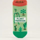 Blue Q - S/M Plant Manager Sneaker Socks