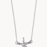 Spartina 449 Silver Necklace 18" Shine/Starfish