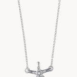 Spartina 449 Silver Necklace 18" Shine/Starfish