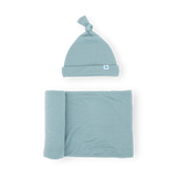 Little Unicorn - Harbor Stretch Knit Swaddle & Hat Set