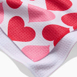 Geometry - Tea Towel - Blushing Hearts