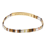 Scout Curated Wears - Good Karma Bracelet - Sparkle & Shine Topaz/Gold