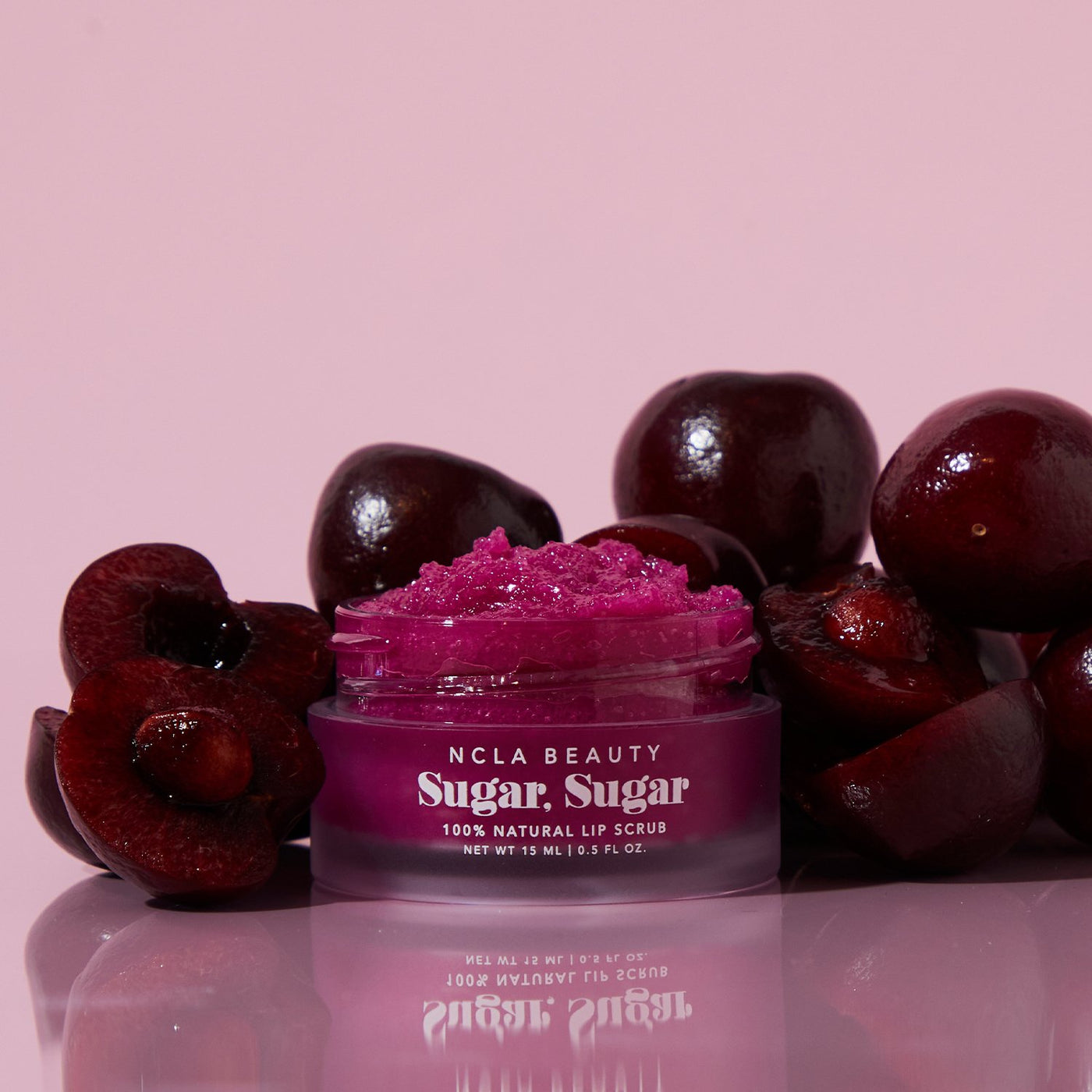 NCLA Beauty Sugar, Sugar Lip Scrub Black Cherry