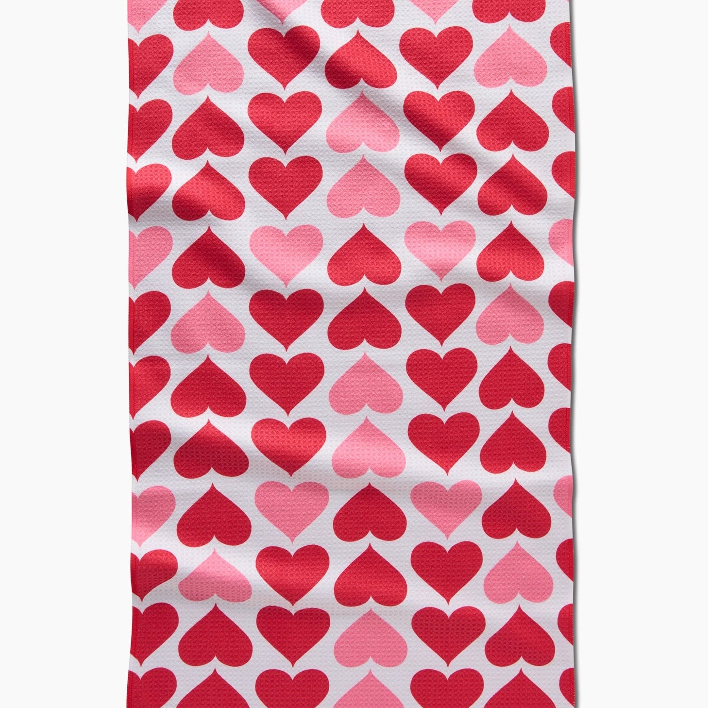 Geometry Tea Towel Blushing Hearts