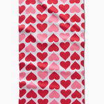 Geometry Tea Towel Blushing Hearts