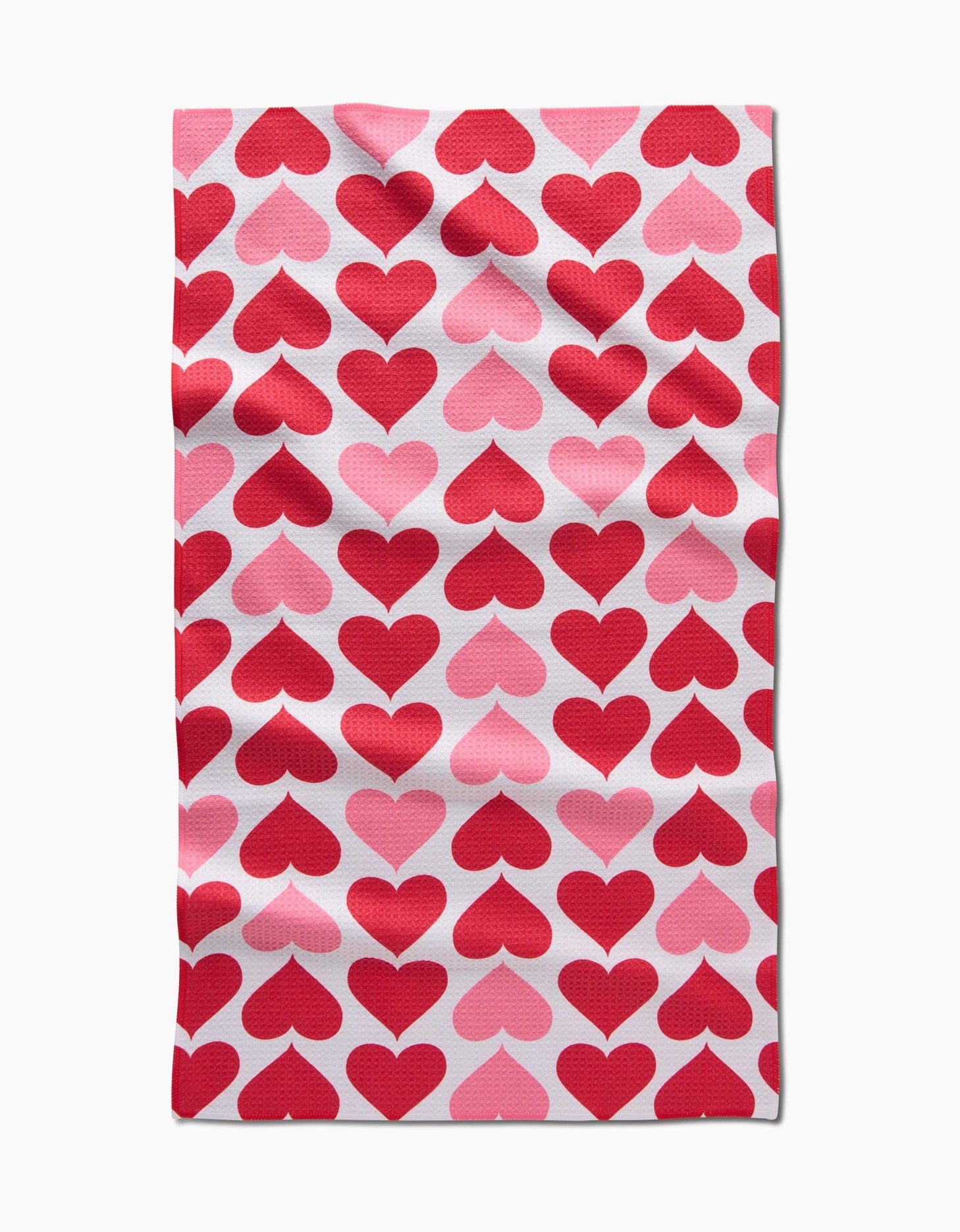 Geometry Tea Towel Blushing Hearts