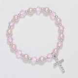 Periwinkle - Bracelet - Little Love Crystal Cross