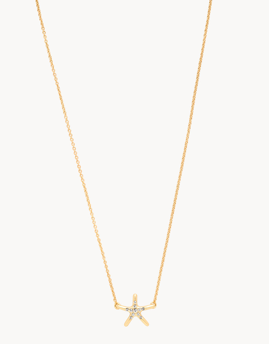 Spartina 449 Gold Necklace 18" Shine/Starfish