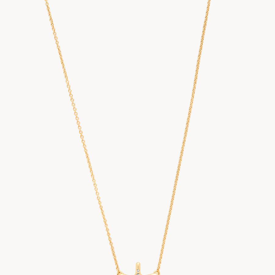 Spartina 449 Gold Necklace 18" Shine/Starfish