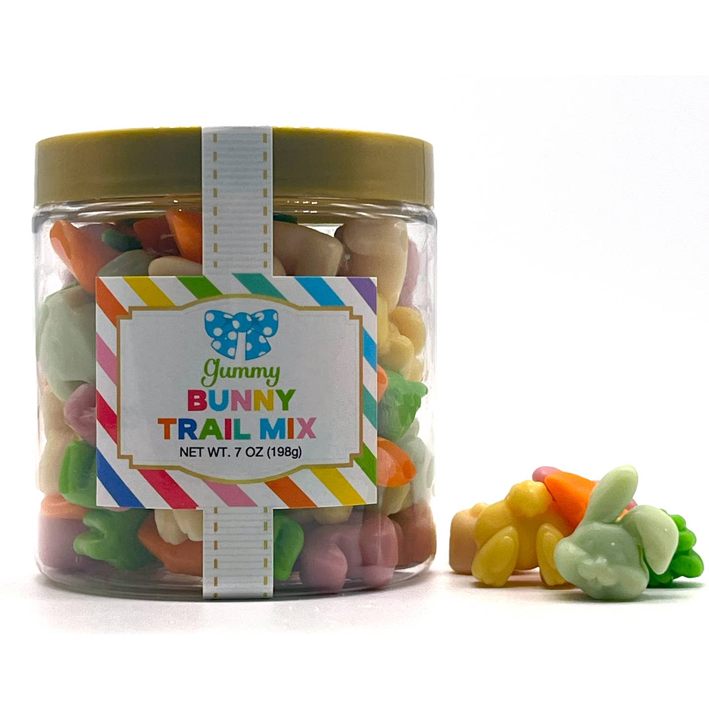 Oh Sugar Candy Sugar Stacks Easter Spring Gummy Bunny Trail Mix