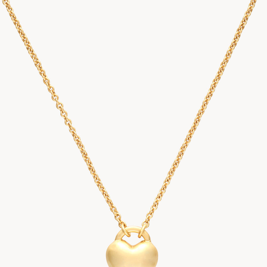 Spartina 449 Gold Necklace 18" Love/Heart