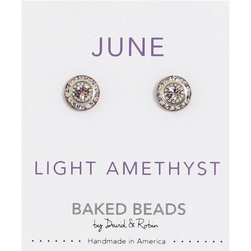 Baked Beads - Birthstone Crystal Earring