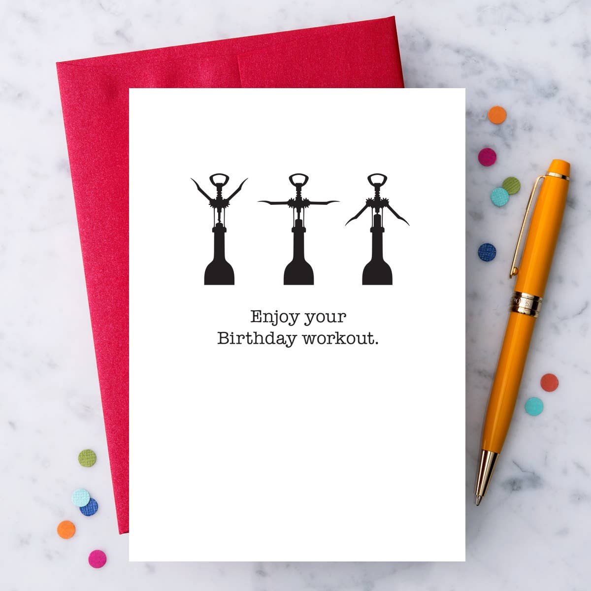 Design With Heart Enjoy Your Birthday Workout Card