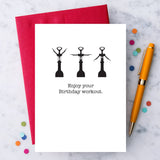 Design With Heart Enjoy Your Birthday Workout Card