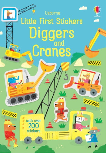 Harper Collins Little First Stickers Book Diggers and Cranes