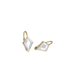 Chloe + Lois Kite Leverbacks Angle Aura Quartz 14K Gold