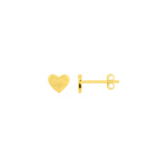 fyb Heart Studs Gold