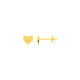 fyb Heart Studs Gold