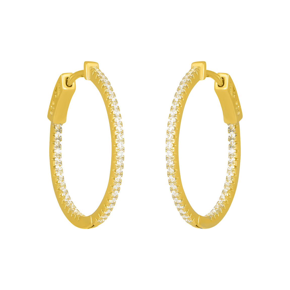 fyb Gold Nadine Hoops