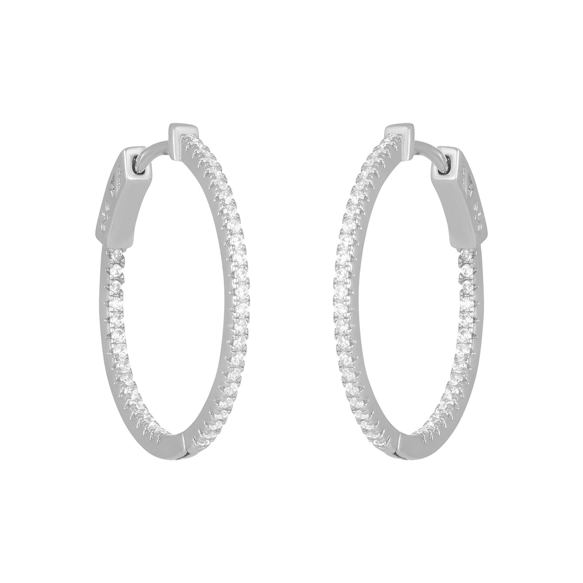 fyb Silver Nadine Hoops