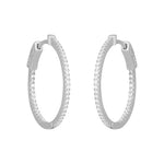 fyb Silver Nadine Hoops