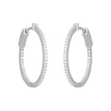 fyb Silver Nadine Hoops